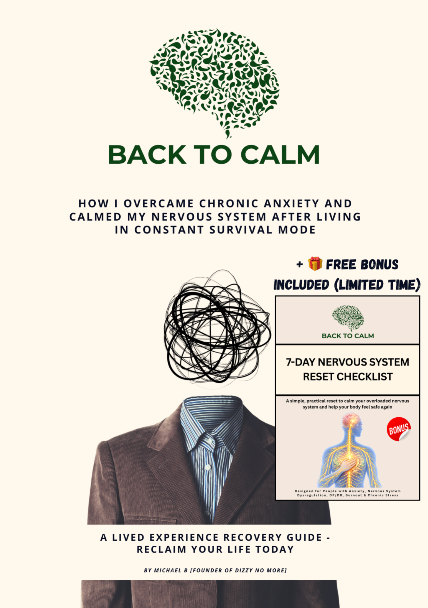 BACK TO CALM - A Recovery Guide from Chronic Anxiety and Overwhelmed Nervous System